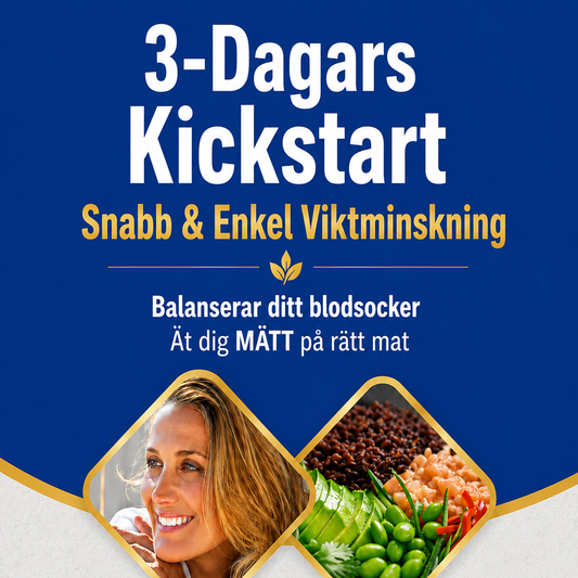 5.  🥗 3-DAGARS KICKSTART! För dig som vill prova Snabb & Enkel Viktminskning, i 3 dagar, och må bättre. Balanserar ditt blodsocker.