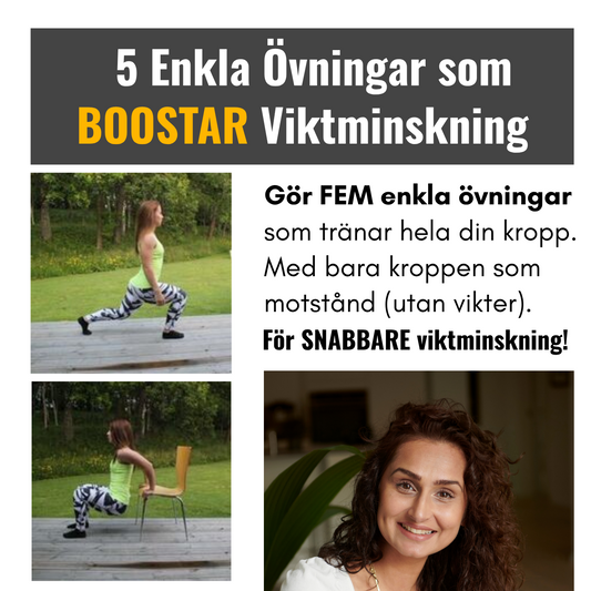 4. 🔥 5 ENKLA ÖVNINGAR SOM BOOSTAR VIKTMINSKNING! För dig som vill få snabbare resultat med rätt kost och en stark kropp.