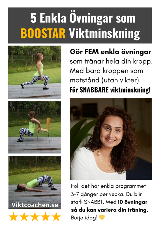 4. 🔥 5 ENKLA ÖVNINGAR SOM BOOSTAR VIKTMINSKNING! För dig som vill få snabbare resultat med rätt kost och en stark kropp.