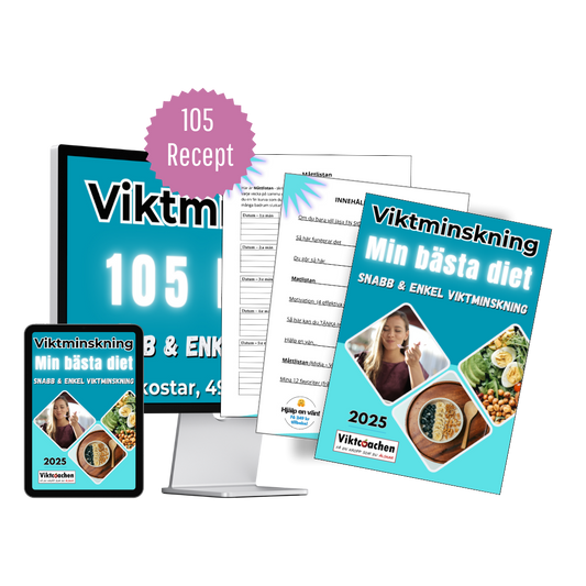 ⭐ 2. Min BÄSTA diet - SNABB & ENKEL VIKTMINSKNING, med 105 enkla recept och självklara rutiner, som ger snabb och effektiv viktminskning.