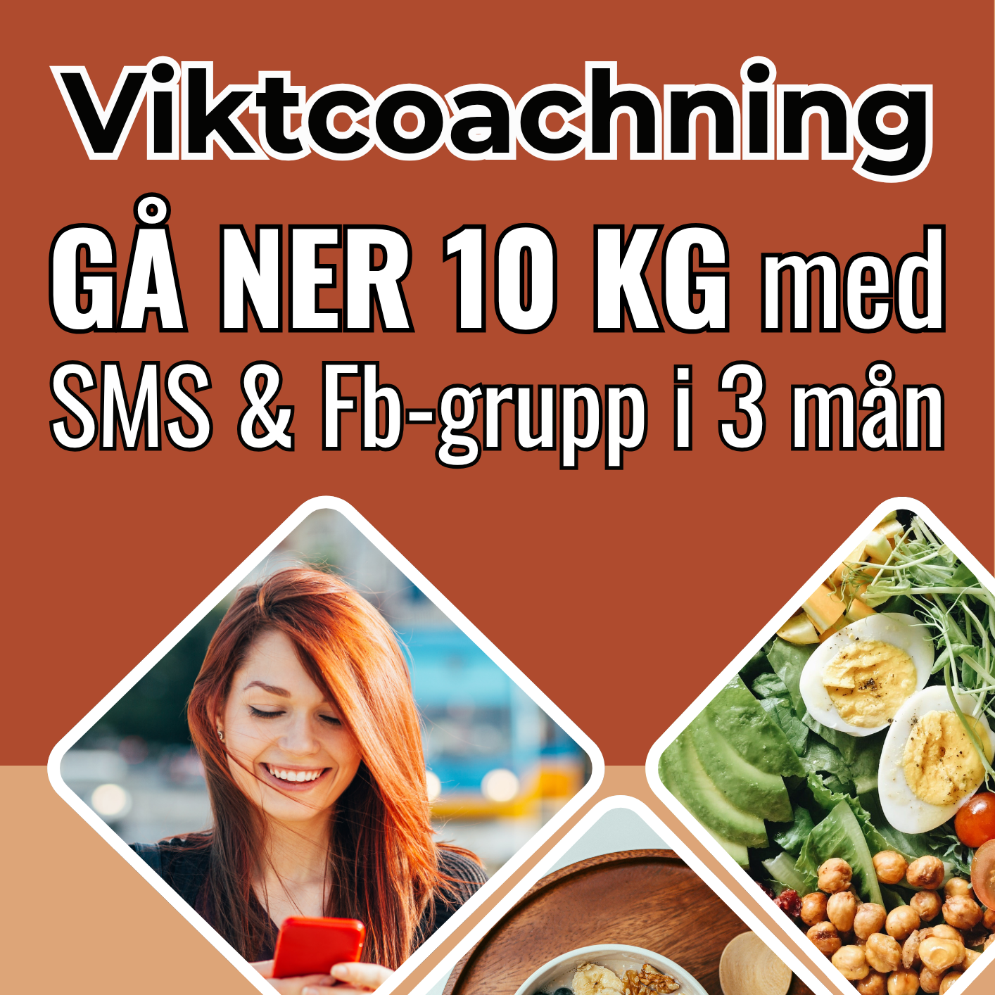 7. 🌟 VIKTCOACHNING i 3 månader. Med personligt stöd och support. Du får min BÄSTA diet och pepp och svar samma dag via sms/ mejl. (499 kr/mån)